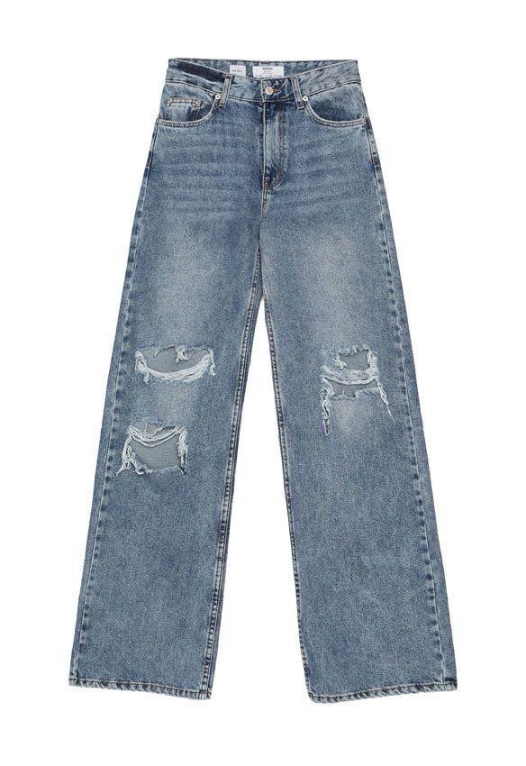 Ladies High-Waist Denim Shorts